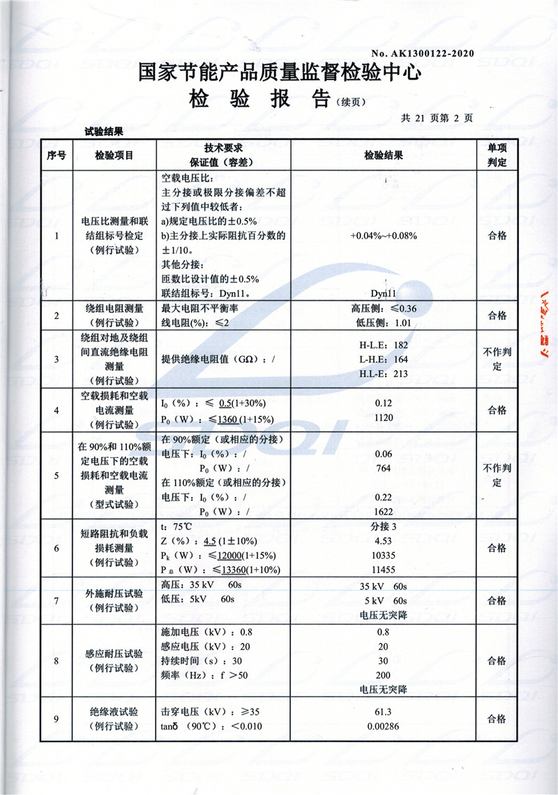高低压试验报告-S11-1250宝清宝清宝清油浸式变压器-2.jpg